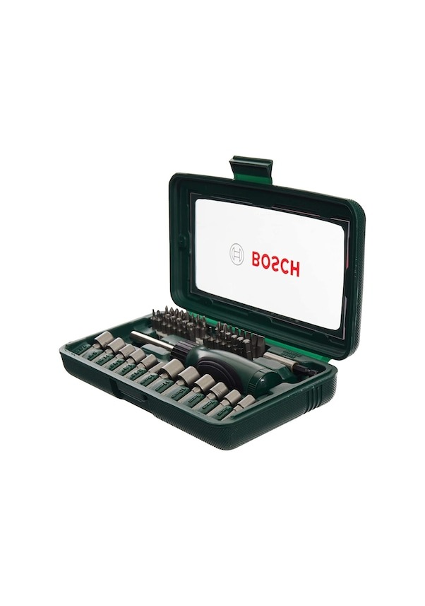 Bosch 46 Parça Cırcır Tornavidalı Vidalama ve Lokma Uçlu Aksesuar Seti - 2607019504