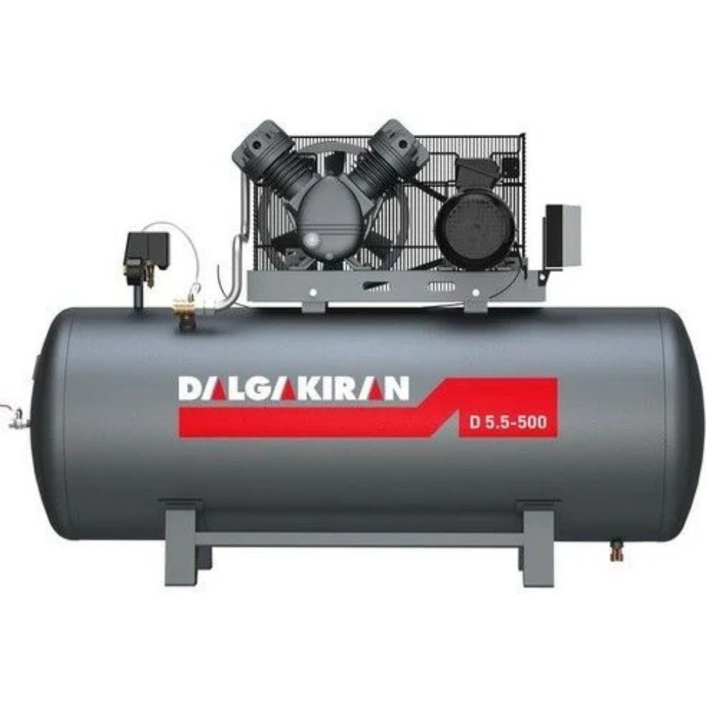 DALGAKIRAN 500 litre 8 BAR 5.5-HP D5,5-500 kompresör