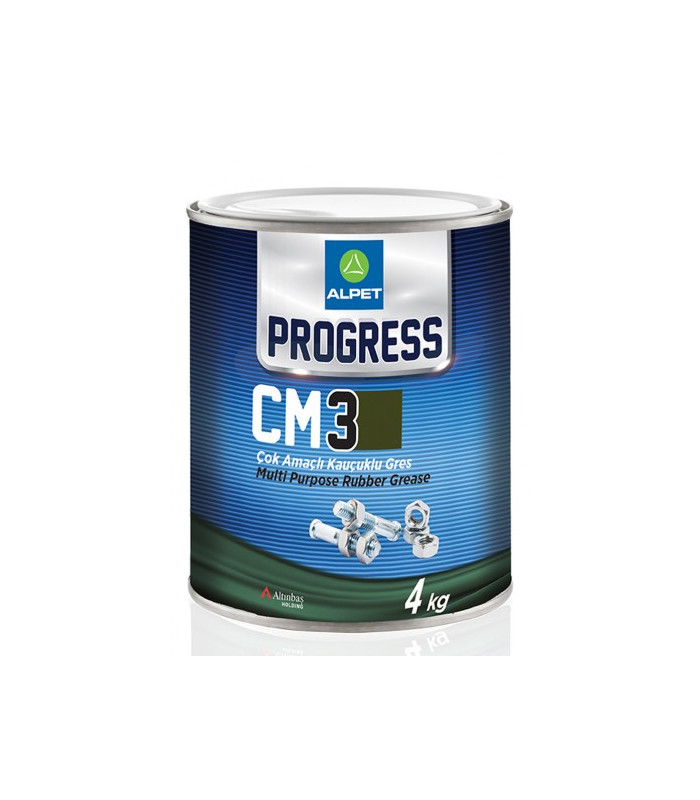 Alpet Progress CM No:3 Çok Amaçlı Kauçuklu Gres 4 Kg