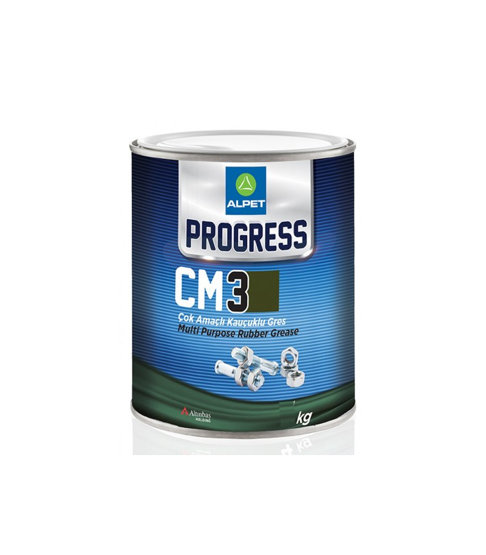 Alpet Progress CM No:3 Çok Amaçlı Kauçuklu Gres 0.9 Kg