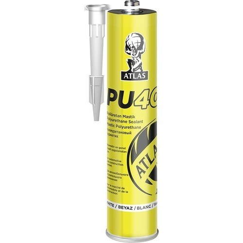 Atlas PU40 PU Mastik Beyaz 280 Ml