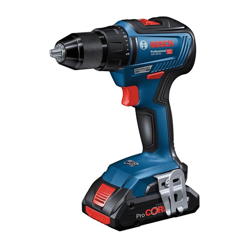 Bosch GSB18V-55 18V 2.0Ah Akülü Darbeli Matkap Vidalama