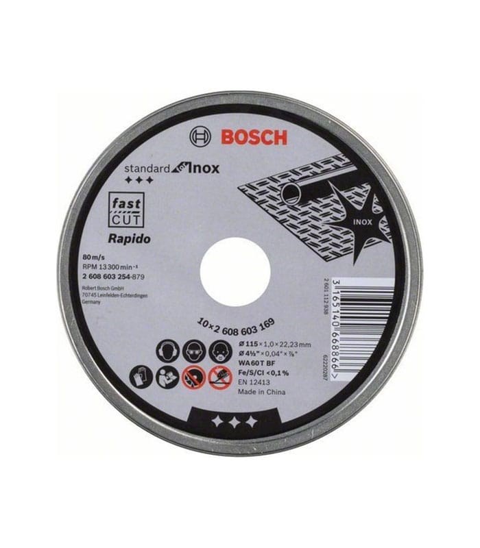 Bosch 115x1 mm Standard For Inox Kesme Taşı Rapido