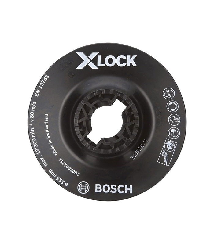 Bosch 115 mm X-Lock Yumuşak Fiber Disk Tabanı