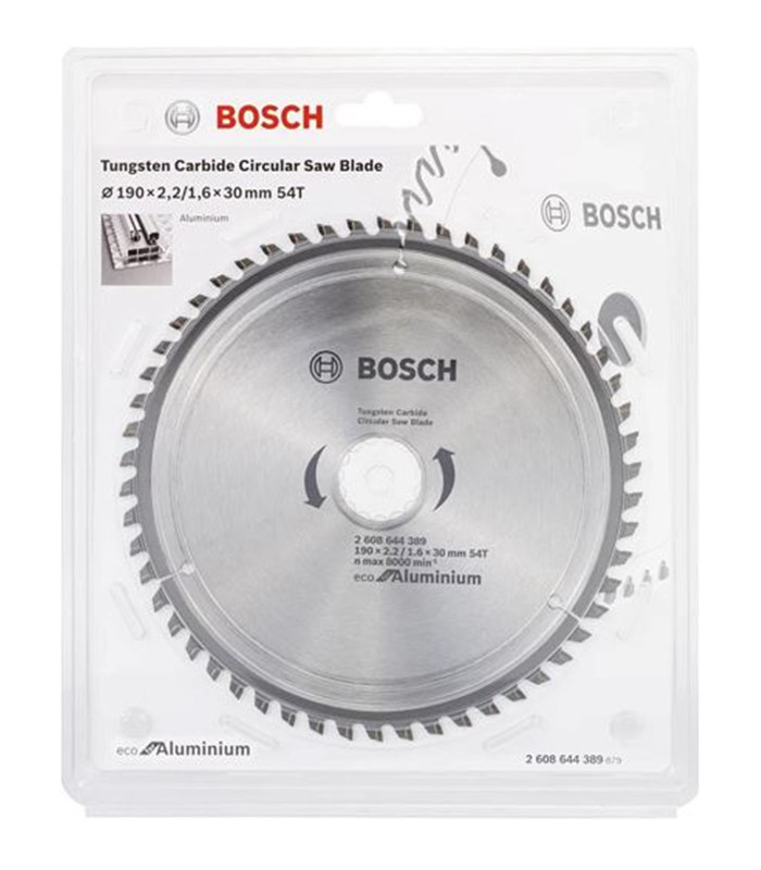 Bosch 190x30 mm Optiline Eco Aluminyum Daire Testere Bıçağı 54 Diş