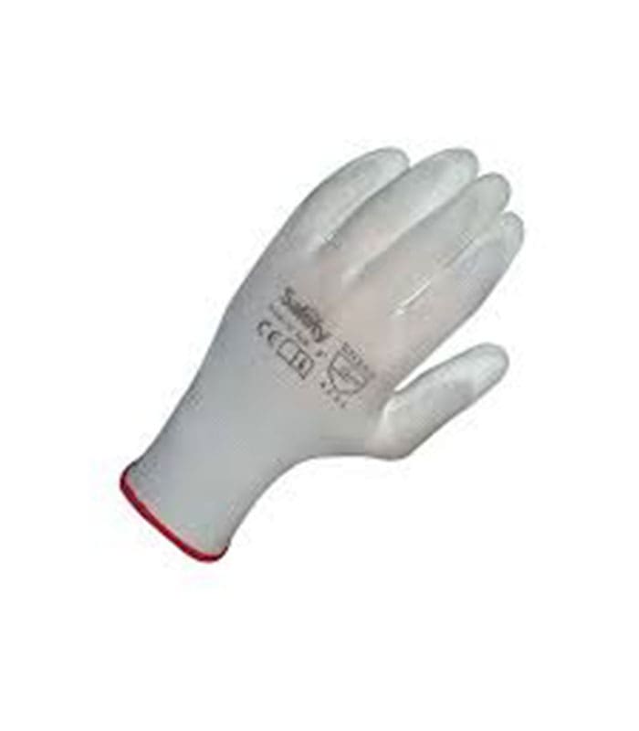 Max Safety PU-020B 9 Numara Eldiven Beyaz