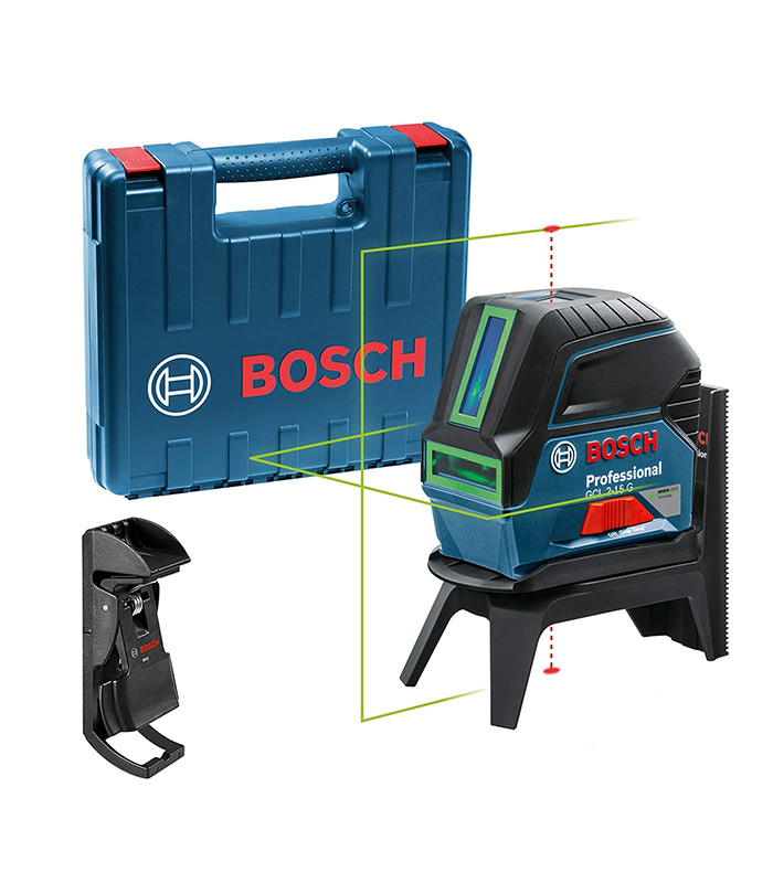 Bosch GCL2-15G +  Tavan Klipsi + Taşıma Case Hizalama Lazeri